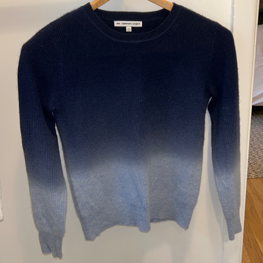 Blue Ombré Cashmere sweater